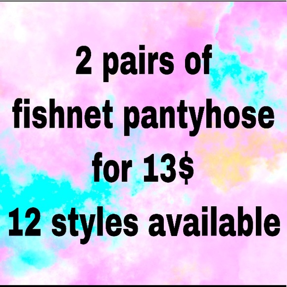 2 for $13 brand new fishnet pantyhose